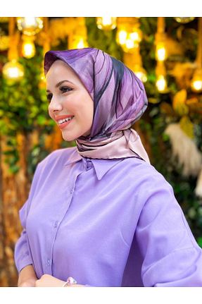 روسری رنگی پلی استر Sultan Eşarp - کد 753333846
