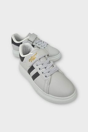 کفش اسنیکر طوسی بچه گانه چسبی Liger - کد 932169084