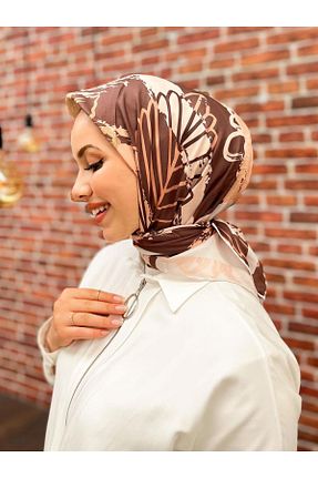 روسری رنگی پلی استر Sultan Eşarp - کد 753333661