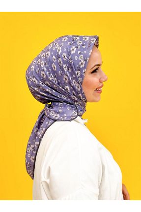 روسری رنگی پلی استر Sultan Eşarp - کد 753333703