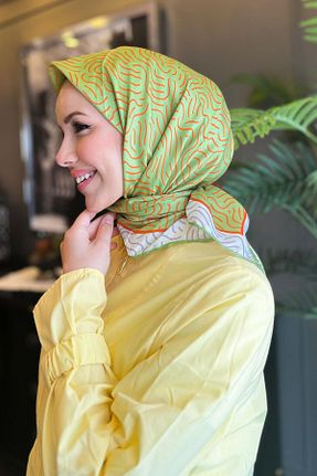 روسری رنگی پلی استر Sultan Eşarp - کد 850969498