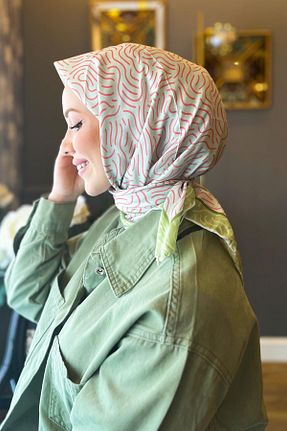 روسری رنگی پلی استر Sultan Eşarp - کد 850996351