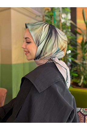 روسری رنگی پلی استر Sultan Eşarp - کد 753333560