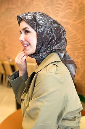 روسری رنگی پلی استر Sultan Eşarp - کد 932170974