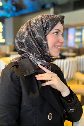 روسری رنگی پلی استر Sultan Eşarp - کد 932170944