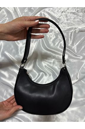 کیف دوشی مشکی زنانه چرم مصنوعی SADEVO SE - کد 932170173