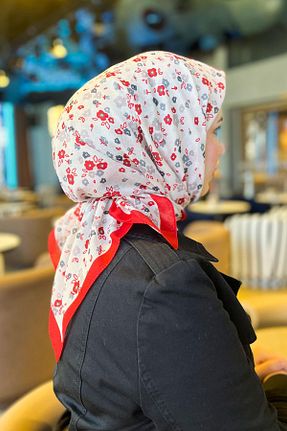 روسری رنگی پلی استر Sultan Eşarp - کد 932170913