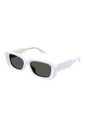 عینک آفتابی سفید زنانه UV400 Gucci - کد 841089456