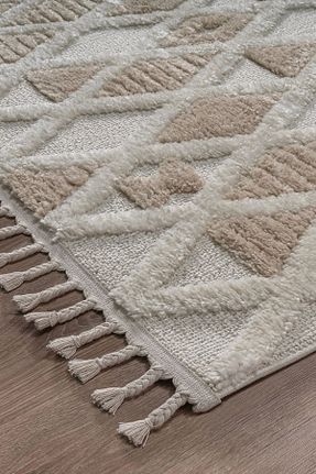 فرش بژ آنتی آلرژی SİMEREV HALI HOME CONSEPT - کد 858457576