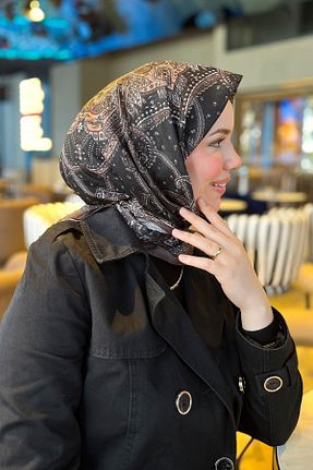 روسری رنگی پلی استر Sultan Eşarp - کد 932170944