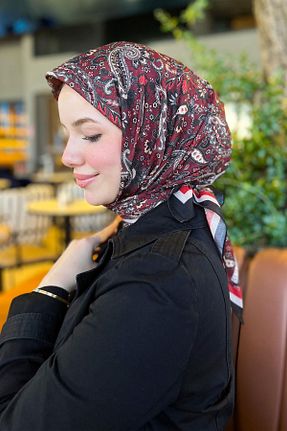 روسری رنگی پلی استر Sultan Eşarp - کد 932170945