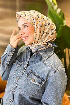 روسری رنگی پلی استر Sultan Eşarp - کد 932170971