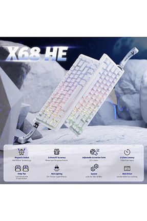 کیبورد گیمر رنگی DarkRage - کد 932170077