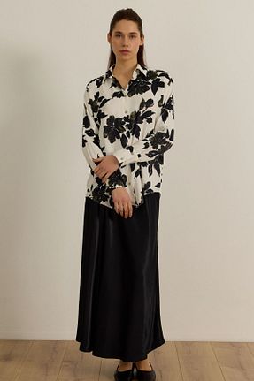 دامن مشکی زنانه بافتنی Beju be - کد 932187064