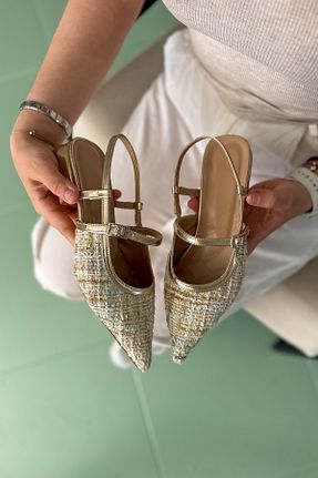 بابت بژ زنانه چرم مصنوعی SHOEBELLAS - کد 932190244
