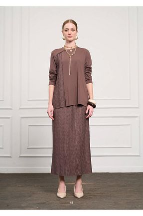 ست بالاتنه و پائین تنه حجاب رنگی زنانه 3/4 Boy Nuss - کد 932249268