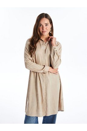 لباس بژ زنانه بافتنی LC Waikiki - کد 932889287