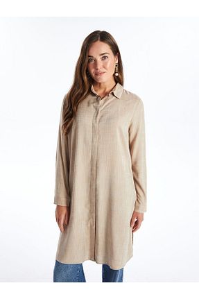 لباس بژ زنانه بافتنی LC Waikiki - کد 932889287
