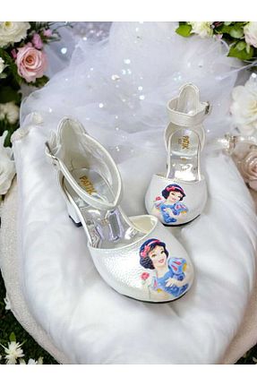کفش پاشنه بلند کلاسیک سفید بچه گانه پارچه pediashoes - کد 921384455