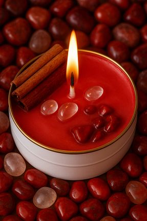 شمع قرمز Tarçın FANTASTİK SANAT ATÖLYESİ - کد 932268896
