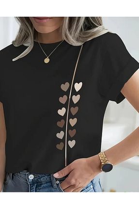 تیشرت مشکی زنانه اورسایز TekTarzz - کد 931984557