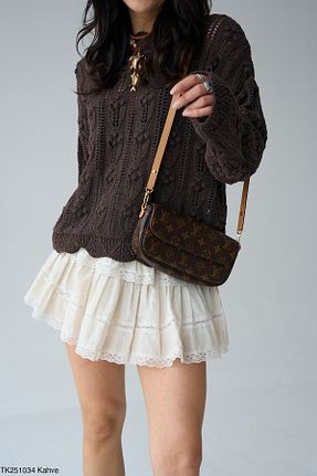 سوئیتر مشکی زنانه تریکو Butik - کد 932336961
