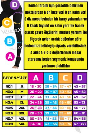 جوراب واریس مشکی wibtex - کد 266950902