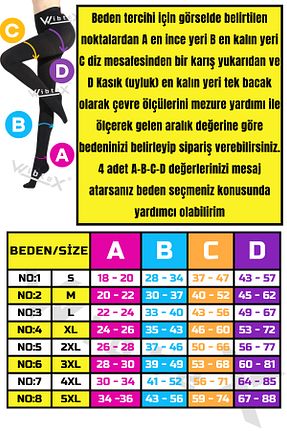 جوراب واریس مشکی wibtex - کد 266950848