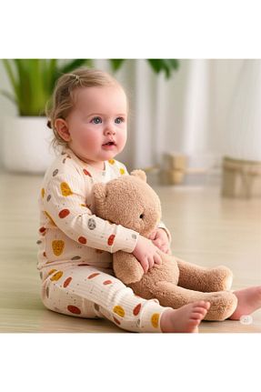 ست لباس راحتی بژ بچه گانه چاپی Naunau - کد 932920365