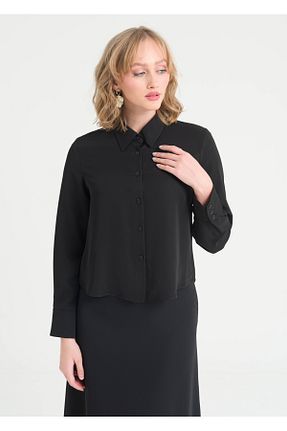 بلوز مشکی زنانه ساده Armağan - کد 932351059