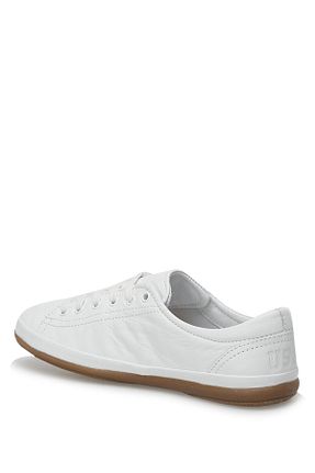 کفش کژوال سفید زنانه چرم خالص U.S. Polo Assn. - کد 334827064