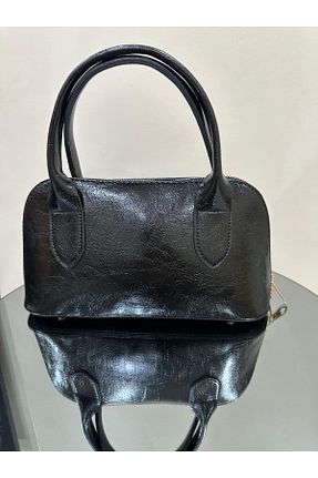 کیف دوشی مشکی زنانه چرم مصنوعی ideal sepet - کد 932358272