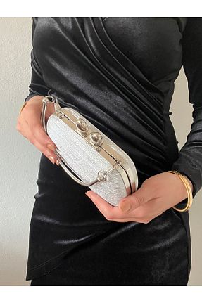کیف مجلسی طوسی زنانه EVA Baykuş Boutique - کد 932372597