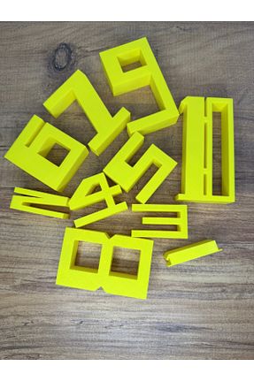 اجسام تزئینی و بیبلو زرد پلاستیک Madeora3D - کد 932385770