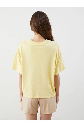 بالاتنه راحتی زرد زنانه پنبه ای LC Waikiki - کد 932389752