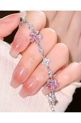 دستبند جواهر طوسی زنانه زیرکن Zarafina - کد 932338326