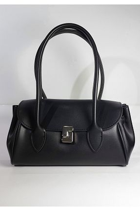 کیف دوشی مشکی زنانه چرم مصنوعی NÜNÜ - کد 923837955