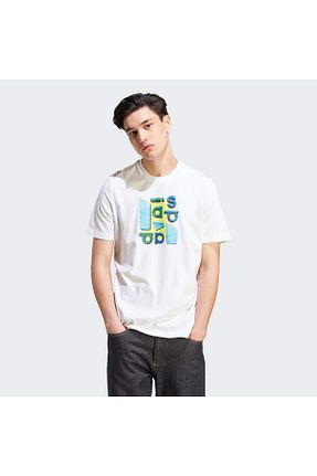 تیشرت سفید مردانه رگولار adidas - کد 838662195