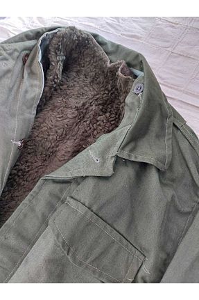 پارکا خاکی زنانه رگولار kho military design - کد 932492160