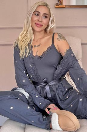 ست لباس راحتی رنگی زنانه بافت دار Pijamaevi - کد 932524519