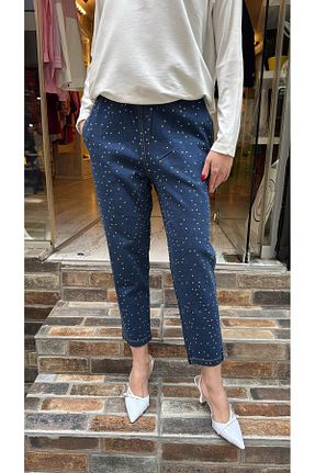شلوار سرمه ای زنانه بافتنی ceren irem boutique - کد 932528979