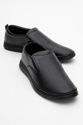 کفش کلاسیک مشکی مردانه چرم خالص maximoda - کد 932534344