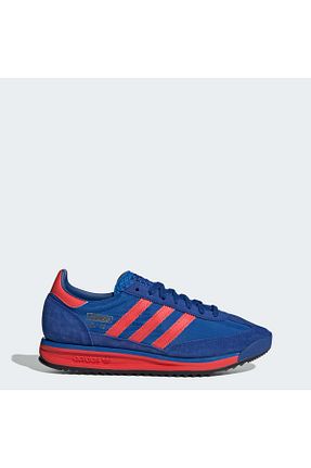 کفش اسنیکر آبی زنانه بند دار adidas - کد 842642914