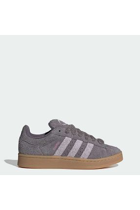 کفش اسنیکر طوسی زنانه بند دار adidas - کد 921683484