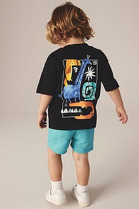 ست بالاتنه و پائین تنه مشکی بچه گانه بافت c.c.l. coccolin kids baby clup - کد 933188129
