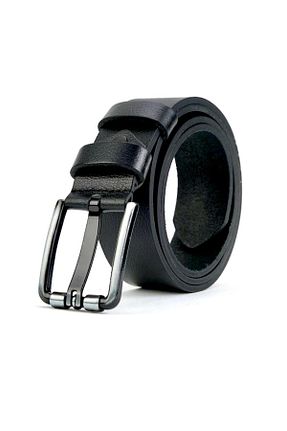کمربند مشکی زنانه چرم خالص Bosskan - کد 339209129