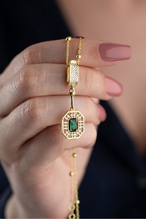 گردنبند نقره طوسی زنانه 925 عیار Silvano Jewelry - کد 932591078