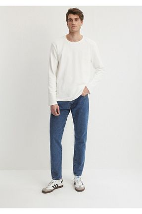 شلوار جین آبی مردانه پاچه تنگ Mavi - کد 93910485