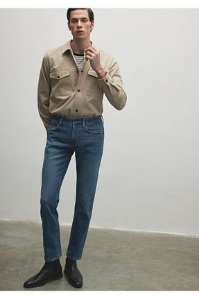 شلوار جین آبی مردانه پاچه لوله تفنگی Mavi - کد 660167010