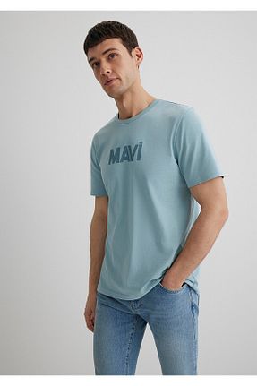 تیشرت آبی مردانه یقه دوچرخه Mavi - کد 289325832